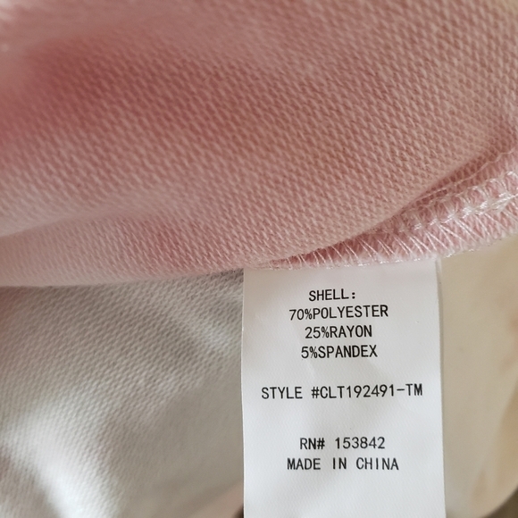 Melloday Pink Tie Dye Pullover Hoodie Sweatshirt Womens Size Small Oversized - Picture 9 of 11